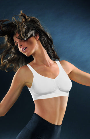 Control Body Medium Compression Push Up Bra Bianco