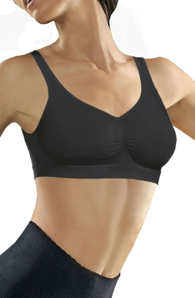 Control Body Medium Compression Push Up Bra Nero