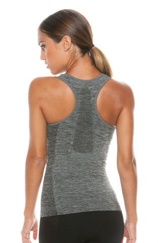 Control Body Sporty Tank Top With Bra Melange/Grey