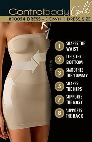 Control Body Strapless Shaping Dress Skin