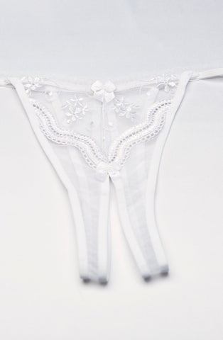 Shirley of Hollywood Thong White