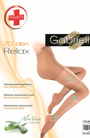 Gabriella Classic Medica Relax Tights Beige