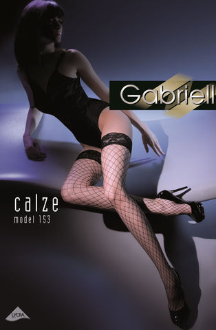 Gabriella Kabaretta Calze Hold Ups Black